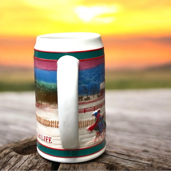 Vintage 1985 Winter Scene from Miller High Life - Picture 13 of 16